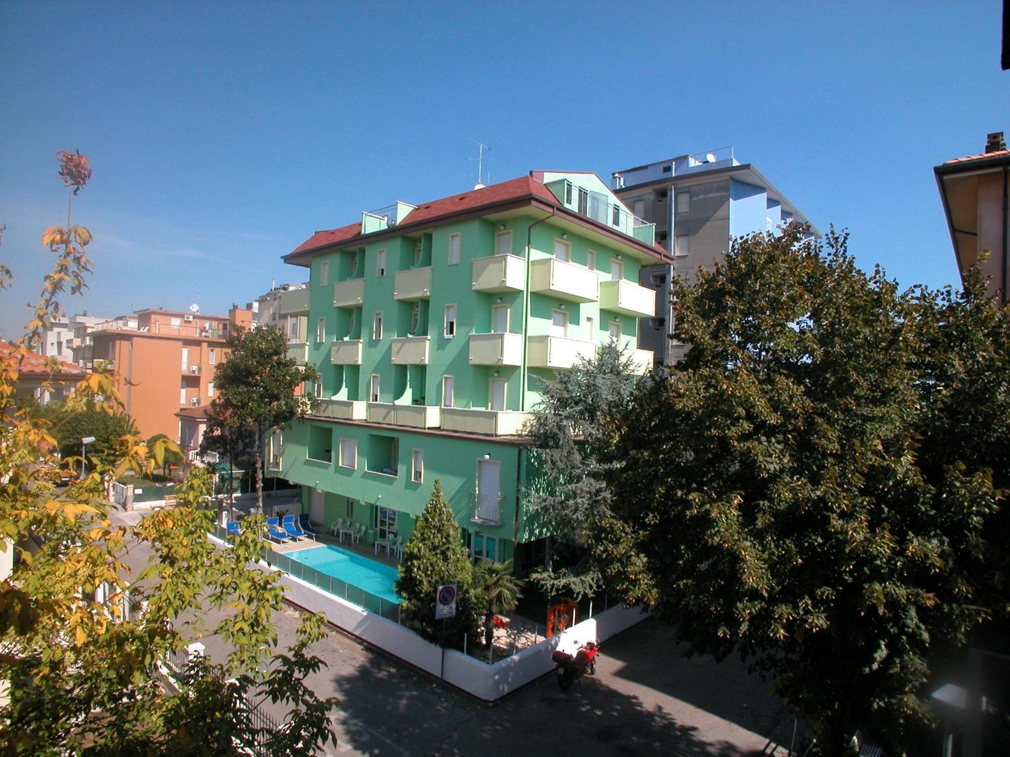 Residence Eurogarden Ріміні Екстер'єр фото